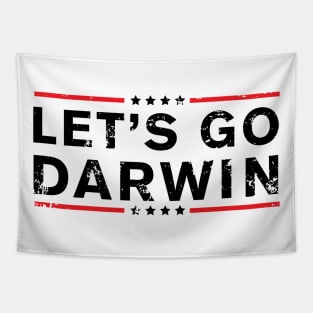 Let's Go Darwin Tapestry