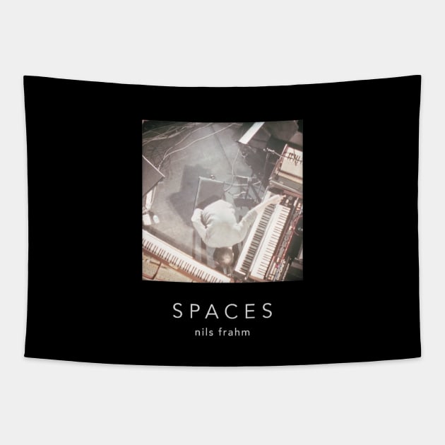 Nils Frahm #2 (black version) Tapestry by corekah