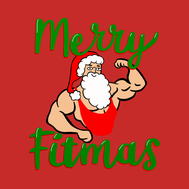 Swole Santa Merry Fitmas by SusanaDesigns