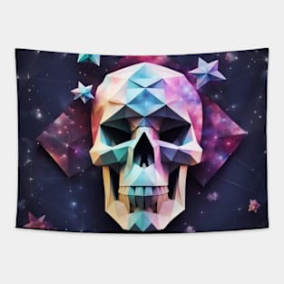 Origami Skull 1 Tapestry