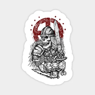 Viking warrior ancient undead Magnet