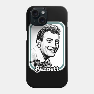 Tony Bennett / Retro Style Fan Design Phone Case