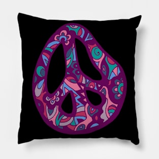 Peace and Psychedelia Pillow