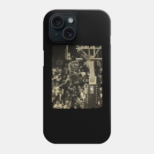 Michael Jordan in The 1987 Dunk Contest Phone Case