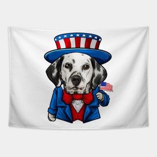 Fourth of July Dalmatian Tapestry