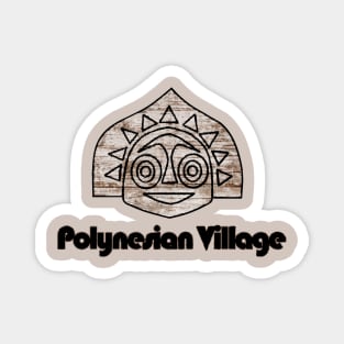 Polynesian Tiki Pocket Logo Magnet