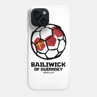 Bailiwick of Guernsey Football Country Flag Phone Case