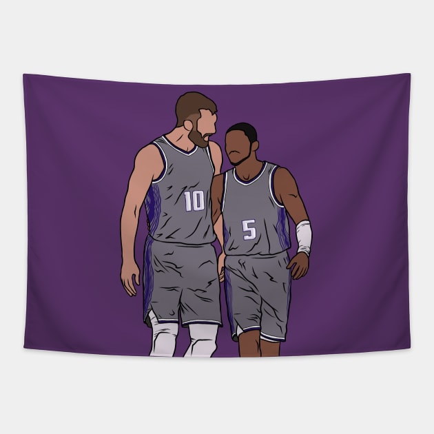 Sabonis & Fox Tapestry by rattraptees