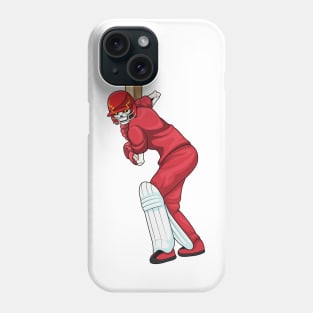 Skeleton Cricket Cricket bat Phone Case