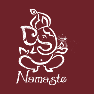 Namaste Ganesh  Indian Elephant Shirt T-Shirt