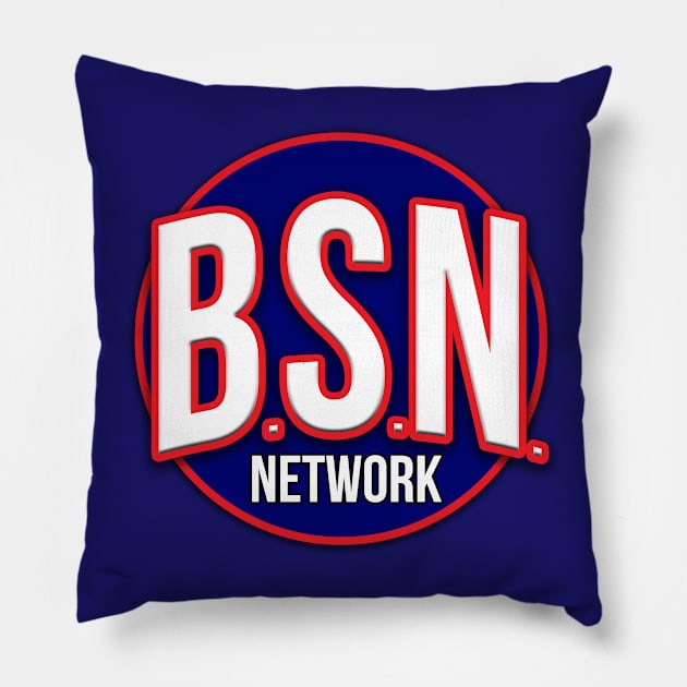 BSN Network Logo Pillow by BSN Network 