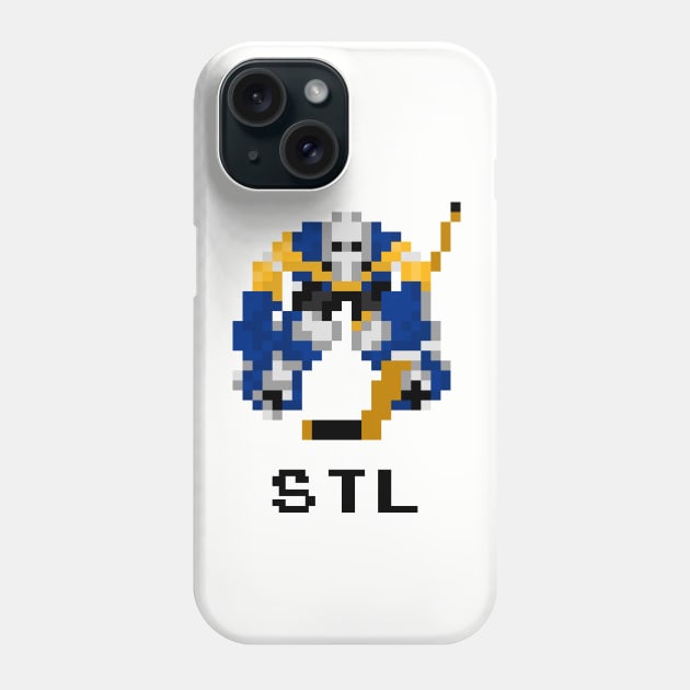 16-Bit Hockey Goalie - St. Louis Phone Case by The Pixel League