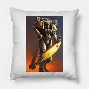 Armageddon Machine Ninja Pillow