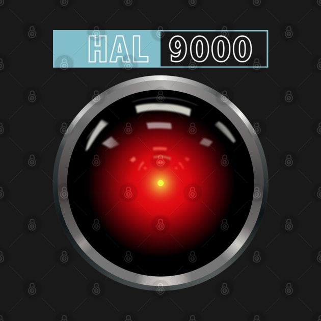 2001 A Space Odyssey Hal Computer Logo by Angel arts