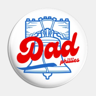 phillies dad fan Pin