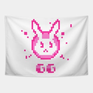 D.va Pixel Bunny Tapestry