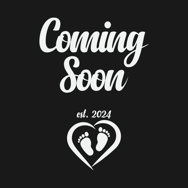 Coming Soon eat. 2024 Birth announcement by RandyRaePrints
