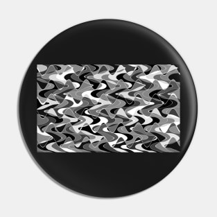 Black and white space waves distribution, cosmic design Pin