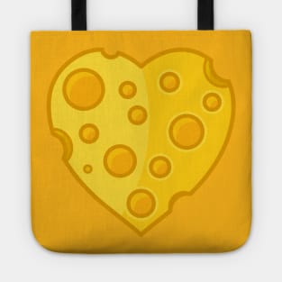 Cheesy Heart cartoon Tote