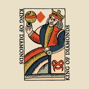 Original Standard Character of Playing Card King of Diamonds T-Shirt