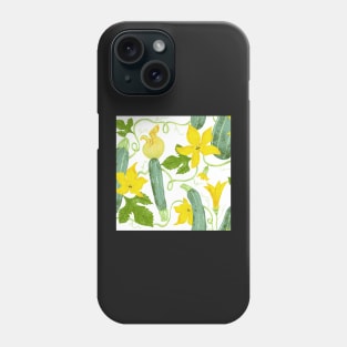 Courgette flowers Phone Case