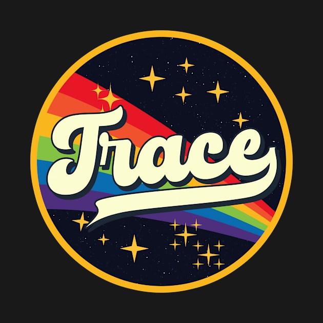 Trace // Rainbow In Space Vintage Style by LMW Art