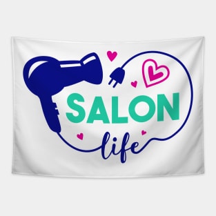 Cute Salon Life Hair Stylist Hairdresser Art Tapestry