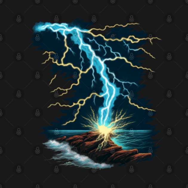 Lightning Bolt Sea Mountain by GIFTGROO