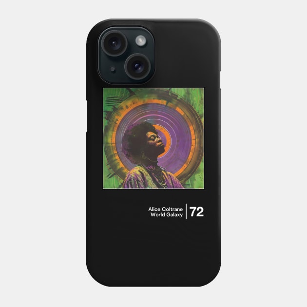 World Galaxy - Minimalist Graphic Artwork Design Phone Case by saudade