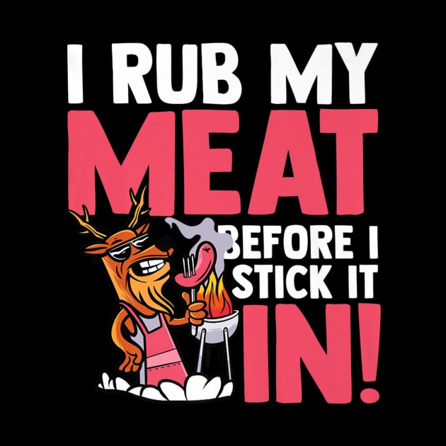 I rub my meat before i stick it bbq meat smoker by Tianna Bahringer