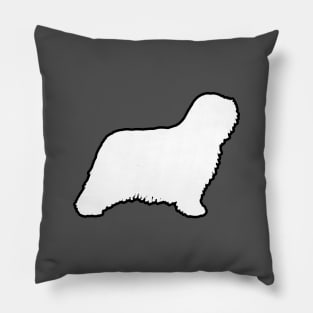 Komondor Dog Breed Silhouette Pillow