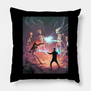 Dancing Skeletons . Pillow