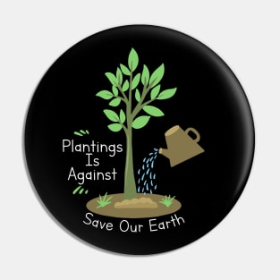 Save Our Earth Pin