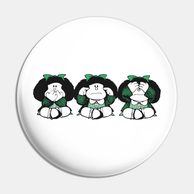 Tres Monos Pin by ChicaRika