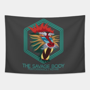 The Savage Body Logo Tapestry