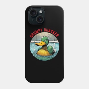 Grumpy Quaker Duck Phone Case