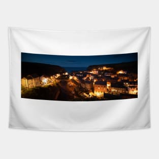 Nightime Staithes Tapestry