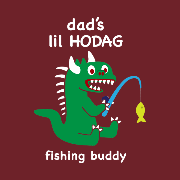 Lil Hodag - Dad’s Lil Hodag Fishing Buddy Children’s Character by BlueSkyTheory