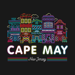 Cape May New Jersey Boardwalk T-Shirt