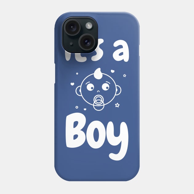 It's a Boy Phone Case by WR Merch Design