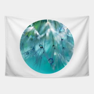 Turquoise Dandy Delight Tapestry