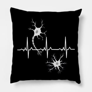 EKG Neuron Neuroscience lover Pillow