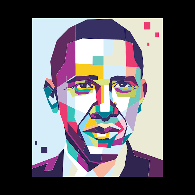 Barack Obama WPAP by Doodle Casual Shoes