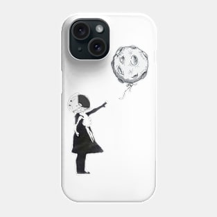 Astronaut Girl and Balloon Phone Case