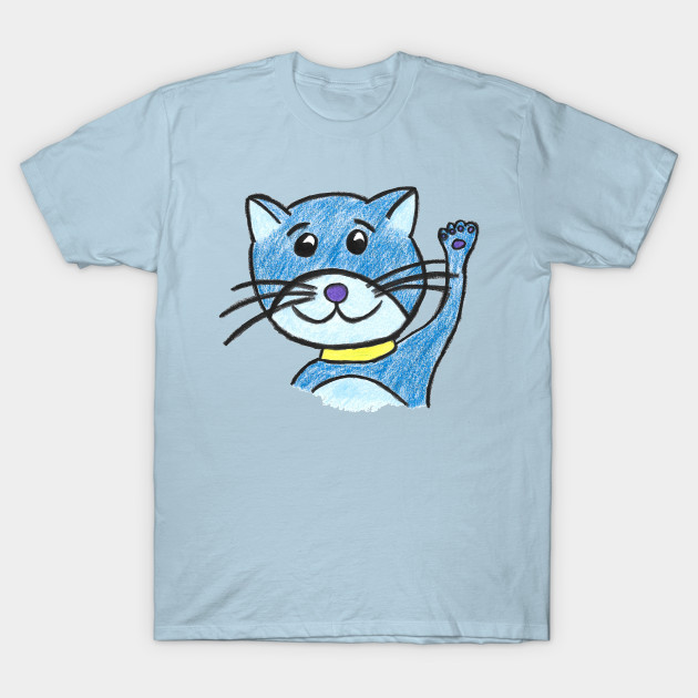Discover Cat kitten gift - Blue Cat - T-Shirt