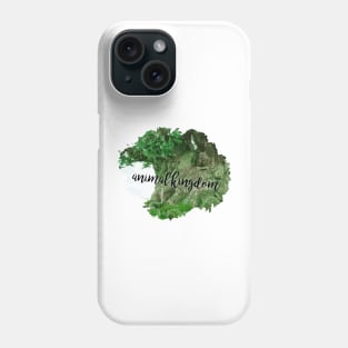 Animal Tree Watercolor Splatter Phone Case