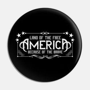 Land of the Free Pin