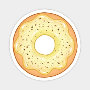 Yellow Donut Magnet