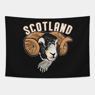 Scottish sheep Cute Scottish Sheep Scotland Souvenir Tapestry