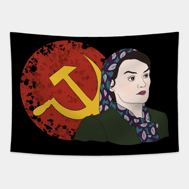 Martha - The Americans - URSS Tapestry by fsketchr